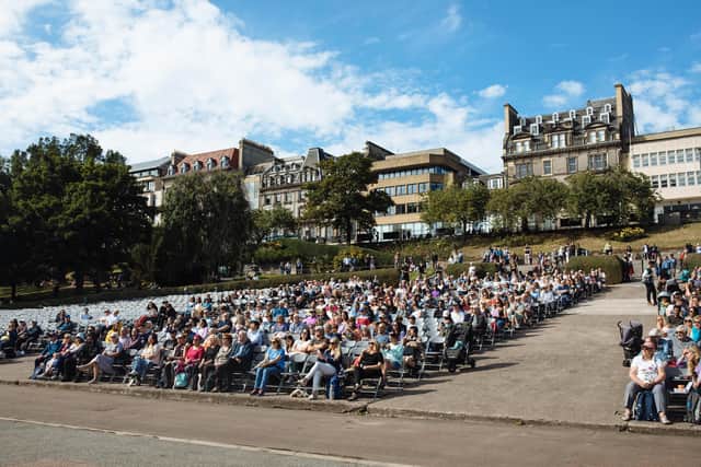 Princes Street Gardens will play host to two afternoons of free music to launch this year's Edinburgh International Festival. Picture: Jassy Earl