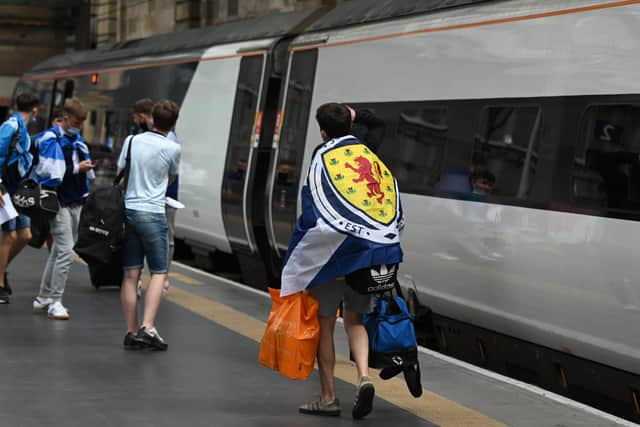 ScotRail has urged those heading to Hampden Park for the Scotland v Armenia game on Wednesday to consider their travel options