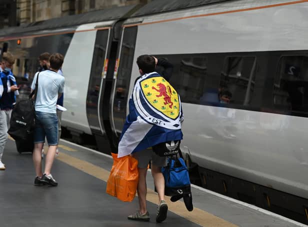 ScotRail has urged those heading to Hampden Park for the Scotland v Armenia game on Wednesday to consider their travel options