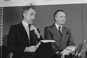 Paul Eddington, right, and Nigel Hawthorne, aka Prime Minister Jim Hacker and 'Sir Humphrey' from sitcom Yes, Prime Minister (Picture: Reg Lancaster/Daily Express/Hulton Archive/Getty Images)