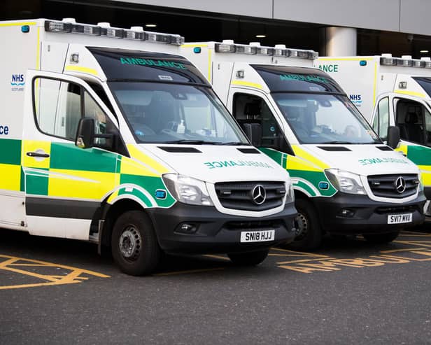 The Scottish Ambulance Service has warned it is very busy. Picture: John Devlin.