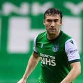 Stevie Mallan in action for Hibs