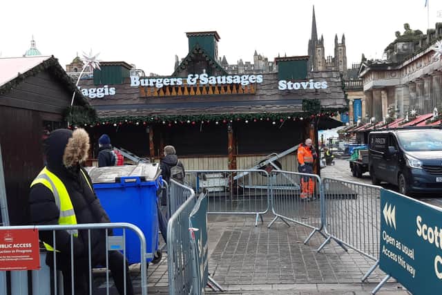 This year's Edinburgh Christmas Market gets underway on Friday.