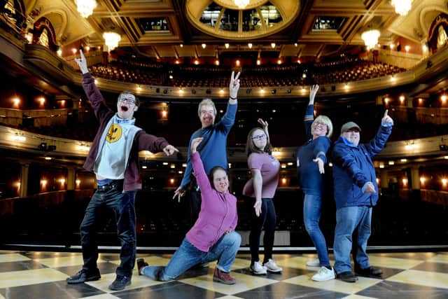 Young learning disabled train in new cutting edge theatre programme
 PIC: Colin Hattersley