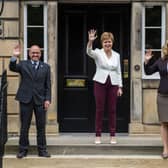 First Minister Nicola Sturgeon has announced her intention to appoint two new ministers following the approval of the historic Bute House agreement. Picture: Lisa Ferguson