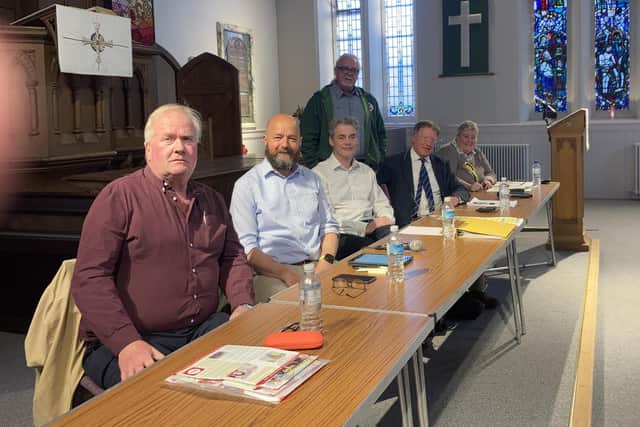 The council election hustings held in Dalkeith last weekend.