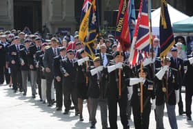 Veterans march for Armed Forces Day. Picture David Lowndes/NationalWorld