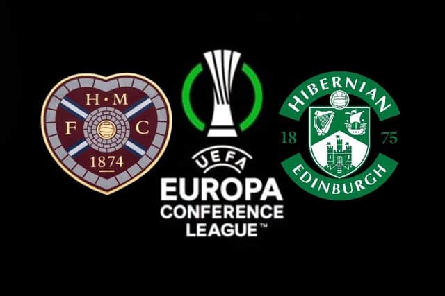Hearts and Hibs will both compete in the Europa Conference League