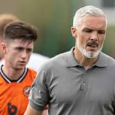 Dundee United manager Jim Goodwin looks dejected during a Viaplay Cup group stage match against  Spartans at Ainslie Park. (Photo: Paul Devlin / SNS Group)