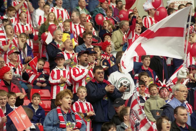 Sunderland fans had a day of celebration when they watched The Lads beat Birmingham 2-1, with promotion to the Premier League already secured.