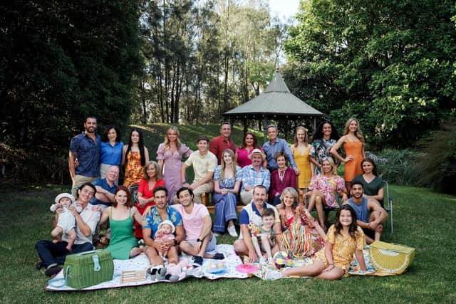Pictured: Final cast of Neighbours. PA Photo/©Channel 5/Fremantle.
