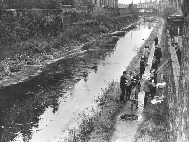 Scene where body of Ann Ballantine was found in Union Canal near Lower Gilmore Place, Edinburgh.