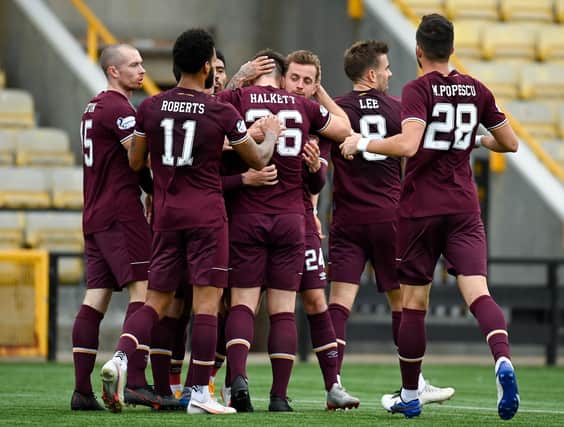 Hearts defeated Cowdenbeath but it wasn't the most impressive of performances. Picture: SNS