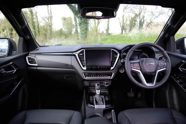 The D-Max interior is much improved but lacks the final polish of some rivals