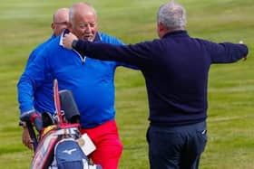John Archibald, celebrating a win with Heriot's Quad two years ago, is being forced to sit out the 124th Dispatch Trophy after recent prostate surgery. Picture: National World