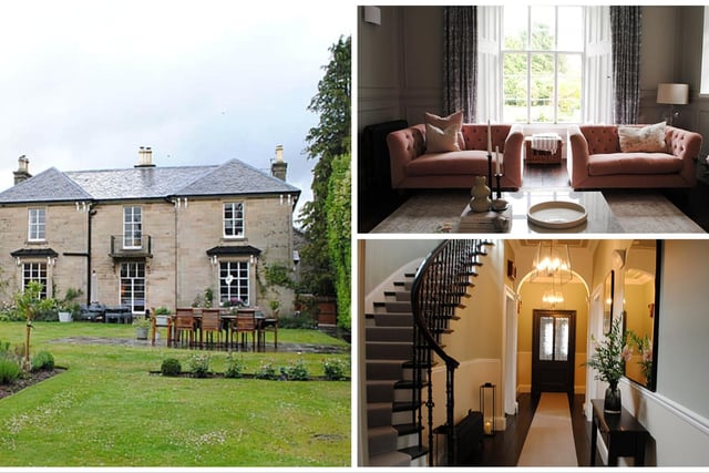 A beautiful, sandstone period property dating from the mid-19th Century. The Old Manse is home to Kelly, Michel and their three children. The five bedroomed home has three bathrooms, a stunning garden and a snug come cinema room. Photos: BBC Scotland