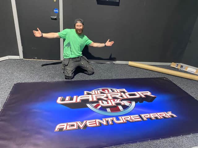 Ali Hay, the show's Bearded Ninja has brought the first Ninja Warrior UK Adventure Park in Scotland to Edinburgh