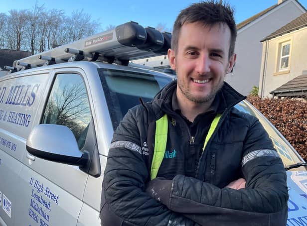 Loanhead-based plumber Ryan Mill has been embracing social media and benefiting with company endorsements.
