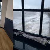 The damage at Old Chain Pier included broken windows and flooding, with the owner expecting the repair bill to be thousands of pounds.