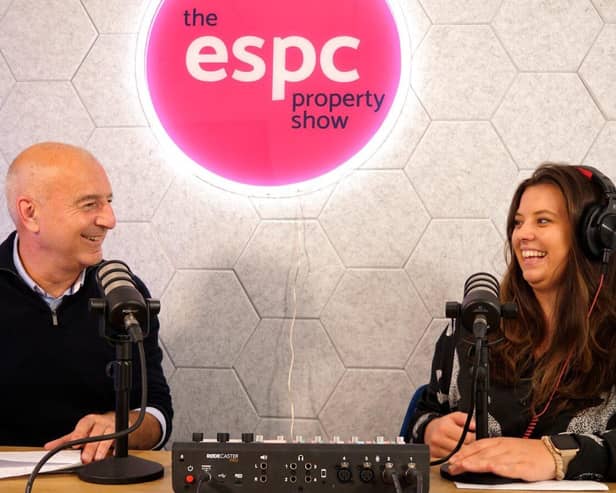 Paul Hilton and Megan Milne, hosts of The ESPC Property Show podcast