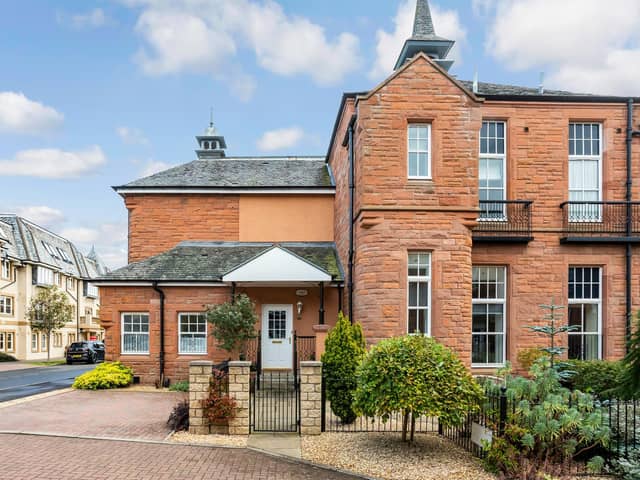 Catering to a high-end market, the outstanding property is part of a conservation area and the much sought-after Greenbank Village development by Cala Homes, which is a luxurious conversion of a striking Victorian building.