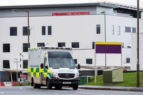 The accident and emergency department at the Royal Infirmary saw just 38.5 per cent of patients within four hours. Picture: Ian Georgeson.