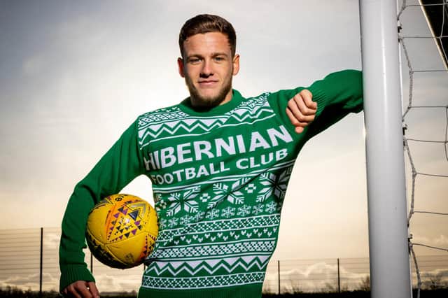 Jamie Gullan is hoping to make an impression during the Hibs' run of fixtures during the festive season