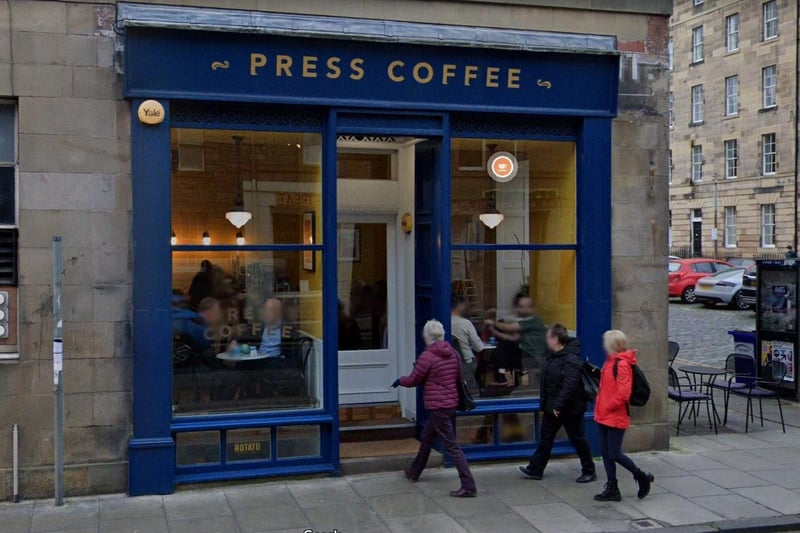 This coffee shop on Buccleuch Street was chosen by Evening News editor Rhoda Morrison as her favourite in the city. She said: "Although it’s sometimes very difficult to get a table at Press Coffee, it’s my go-to place when I’ve got a spare hour to read my book or do some work. The coffees are lovely, as is the hot chocolate, and there’s lots of great options if you’re having food too."
