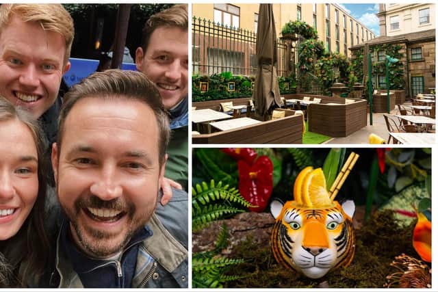 Rose Street Garden is always hugely popular when the sun is shining – and has even attracted celebrities such as Line of Duty actor Martin Compston.