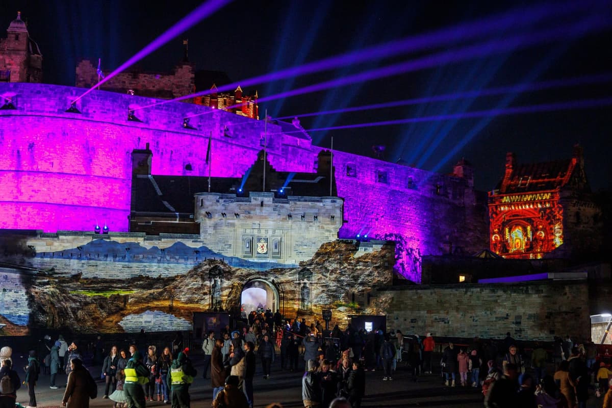 11 great photos of the Castle of Light spectacular at Edinburgh Castle