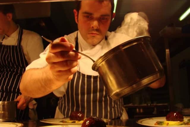Pedro Barreira, the new head chef at Dalhousie Castle.