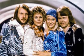 The real Abba pictured in 1974