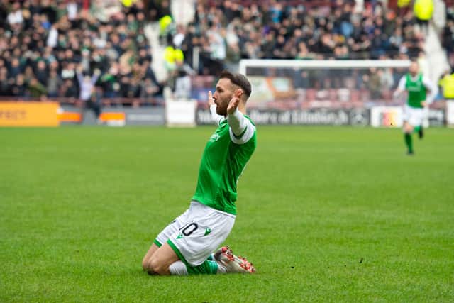 Martin Boyle returned from injury in style at Hibs.