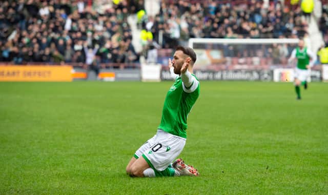 Martin Boyle returned from injury in style at Hibs.