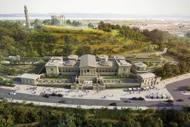 The former Royal High School building on Edinburgh's Calton Hill is earmarked for a new National Centre for Music.