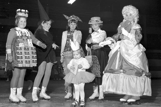A 'carnival on ice' performed by Murrayfield's ice skating club in the early 1980s.