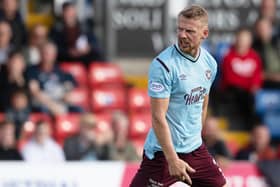 Stephen Kingsley is keen to stay at Hearts.  (Photo by Craig Foy / SNS Group)