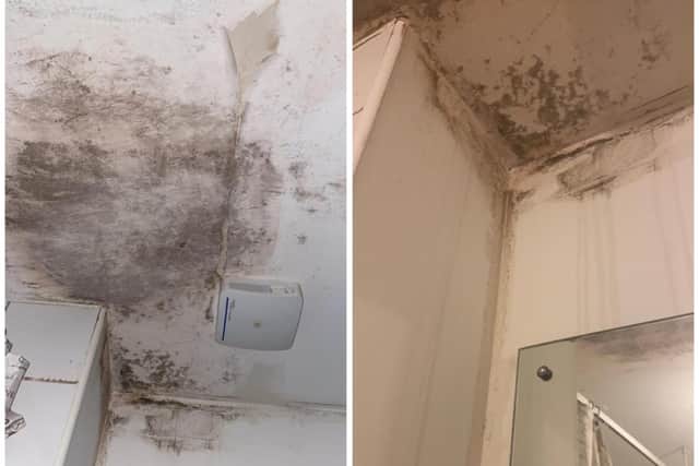 Two Edinburgh mums have been living with bad damp in their Council flat bathrooms.