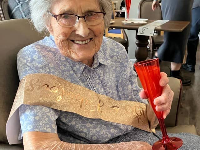 Nina turned 100 in style at Cairdean House care home