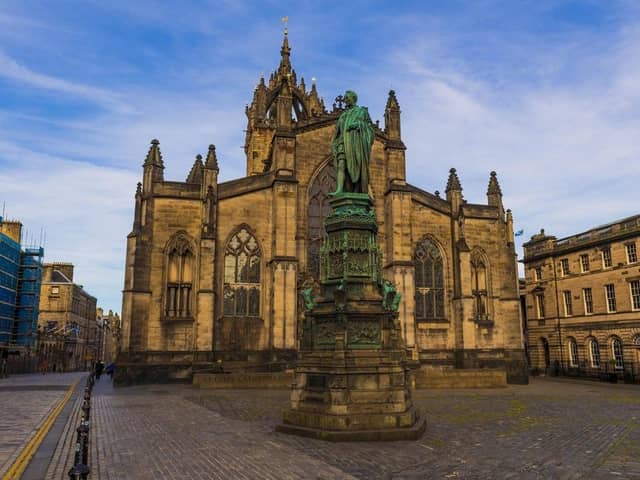 St Giles' Cathedral was founded in about 1124, either by King Alexander I, who died the same year, or by his brother King David I who succeeded him