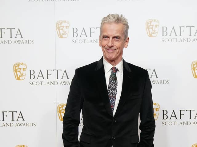 Peter Capaldi arrives at the BAFTA Scotland Awards in Glasgow. Picture: Jane Barlow/PA Wire