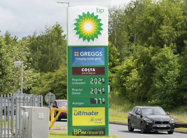 The average cost of filling a typical family car with petrol could exceed £100