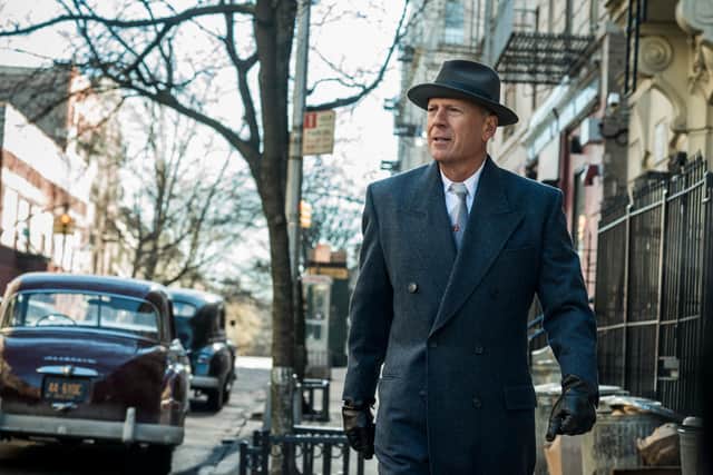Bruce Willis as Frank Minna in Motherless Brooklyn. Pictur: PA Photo/Warner Bros. Entertainment Inc./Glen Wilson.