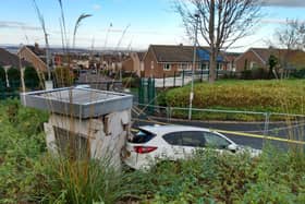 A primary school in Edinburgh has told parents that it will remain closed until next week, after a parent crashed into the building’s gas store on Wednesday morning.