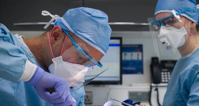 Dentists at work