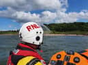 RNLI lifeboat crews from North Berwick and Kinghorn were called out to rescue a paddleboarder in difficulty in waters off Musselburgh, East Lothian.