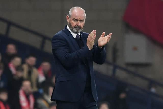 Steve Clarke will watch the World Cup draw this week but insists he is 'not too bothered' until Scotland qualify. (Photo by Craig Foy / SNS Group)