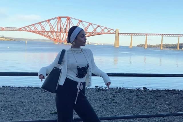 Vanessa Hudgens visited South Queensferry while filming for the Princess Switch 3 (Pic: Vanessa Hudgens/@vanessahudgens)
