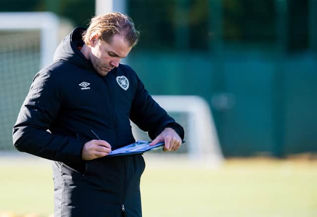 Robbie Neilson is busy making plans for Hearts.