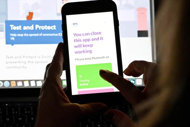 The Covid-19 track-and-trace app can be used to help curtail the spread of any outbreaks (Picture: Jeff J Mitchell/Getty Images)